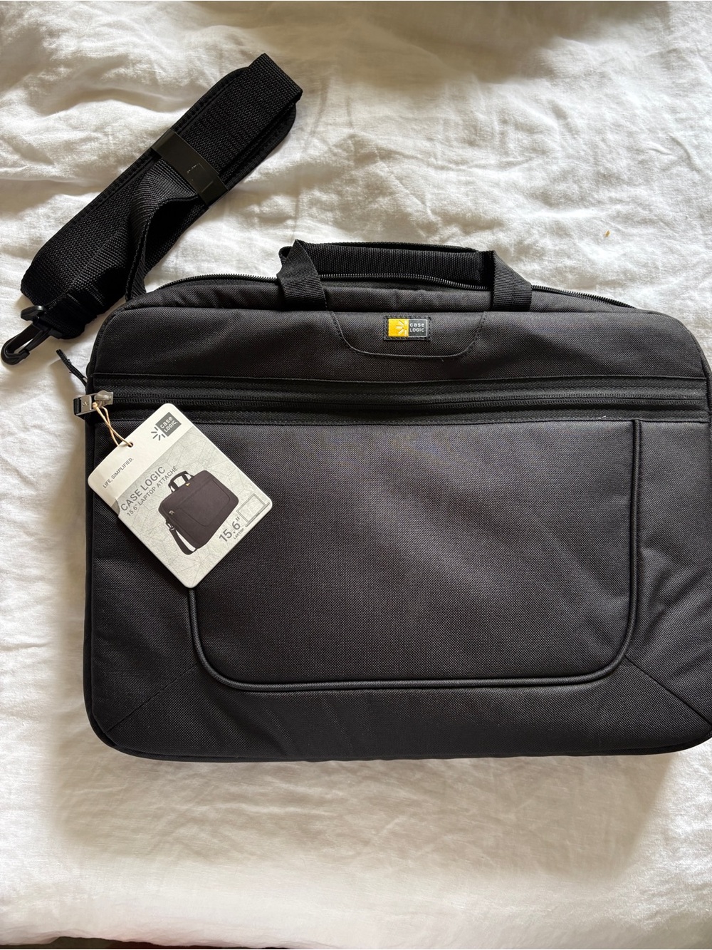 Case Logic Black 15.6" Laptop Case with Shoulder Strap